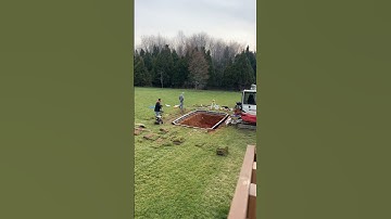 Time Lapse of 10x17 Inground Trampoline