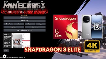 Minecraft Cursed Walking Modpack | Snapdragon 8 Elite iQOO 13 Gameplay Test