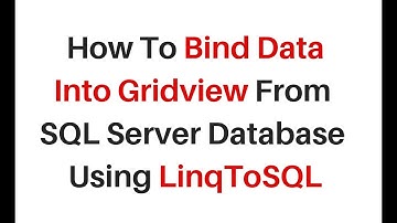 how to bind data gridview in c# using linq asp.net 4.6