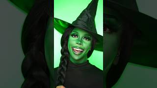 ELPHABA 💚 vs GLINDA 💖 Wicked Makeup Tutorial 💄😱#makeup #shortsfeed #colorcode #trending #quotes 🧟🦹
