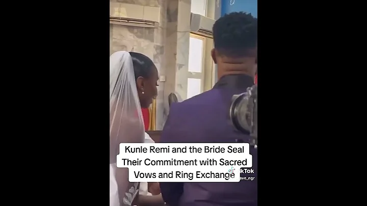 kunle Remi white wedding bimbo Ademoye being the best man