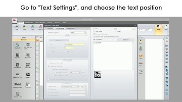 GoLabel - Data Matrix code support human readable text and Windows fonts