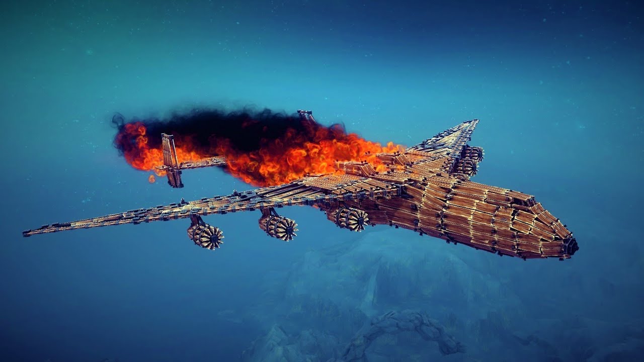 ANTONOV 225 BURNS (Besiege)
