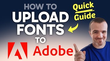 How to UPLOAD Fonts to Adobe (Step by Step) 2025