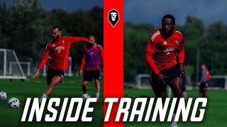 Preparations For The Weekend Inside Training For Salford City Ahead Of Shrewsbury Test