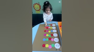 Caterpillar Color Matching 🐛a fun hands-on activity to build color recognition & fine motor skills