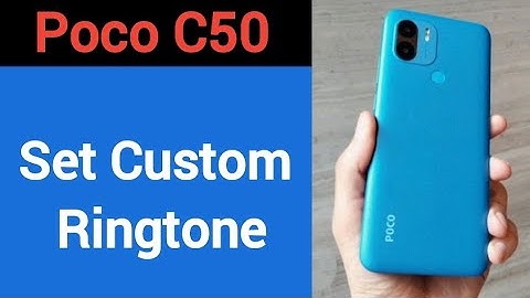 How to set custom ringtone, Poco C50 me song ringtone Kaise lagaya