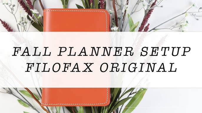 Filofax Calipso Compact Burnt Orange Organizer-Montgomery Pens