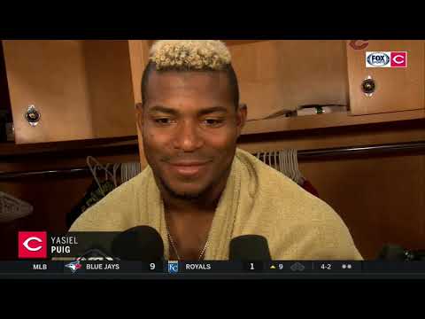 Yasiel Puig reflects on bench-clearing brawl, trade reports | REDS-PIRATES POSTGAME