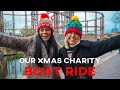 Rowing Regents Canal in Santa Suits for CHARITY! [raising money for Hackney Food Bank]