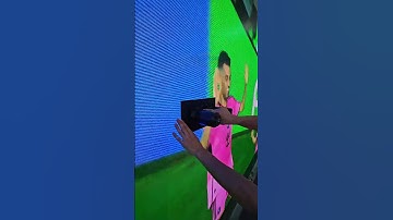 The technician is adjusting the module.#leddisplay #eagerled #ledscreen #ledmodules #ledwall