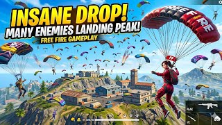 1v50 PEAK HOT DROP! 💀 Can I Survive the Deadliest Drop in Free Fire? screenshot 4