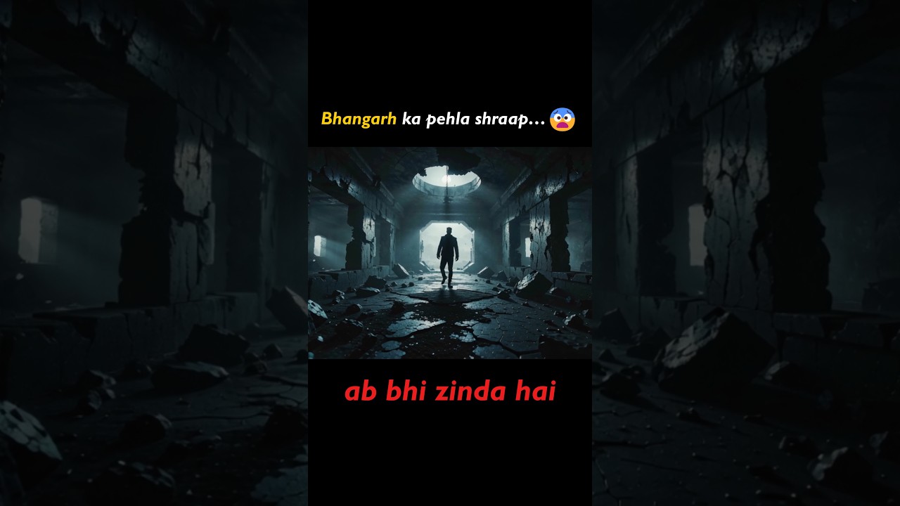 Bhangarh ka pehla curse ye tha 😰👹 #bhangarhfort #horror