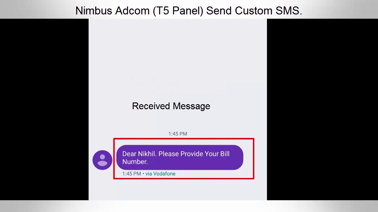 How to send Custom SMS. - YouTube