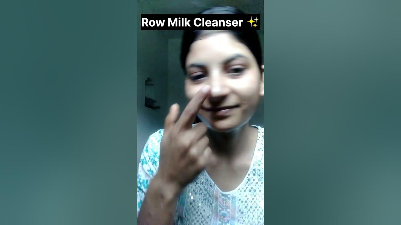 how-to-use-raw-milk-as-a-cleanser-benifit-of-raw-milk-on-face-shorts