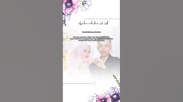 Undangan pernikahan keponakan
