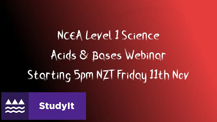 NCEA Level 1 Science: Acids & Bases AS 90944 Exam ...