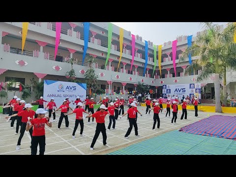Energetic PT Dance Performance AVSSchoolBagidora Sports Day Celebration 2024