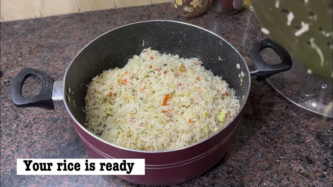 Sweet and sour chicken with egg fried rice Different and Tasty_by