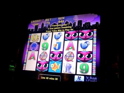 Miss Kitty Penny Slot Machine Bonus Win at Mohegan Sun