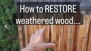 Properly Clean & Restore Old Wood