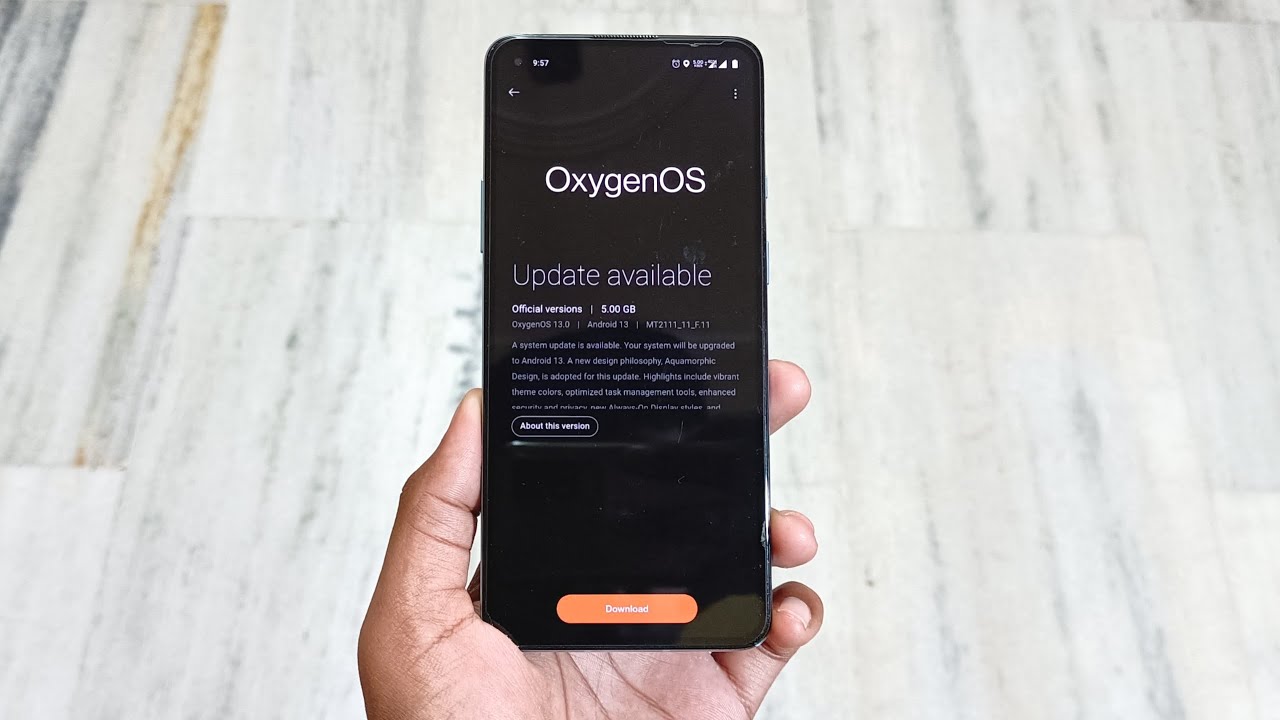 OnePlus 9RT OxygenOS 13 Stable Update Rolling Out - YouTube