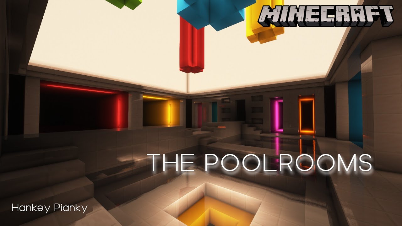 Building The Poolrooms in Minecraft Hardcore 