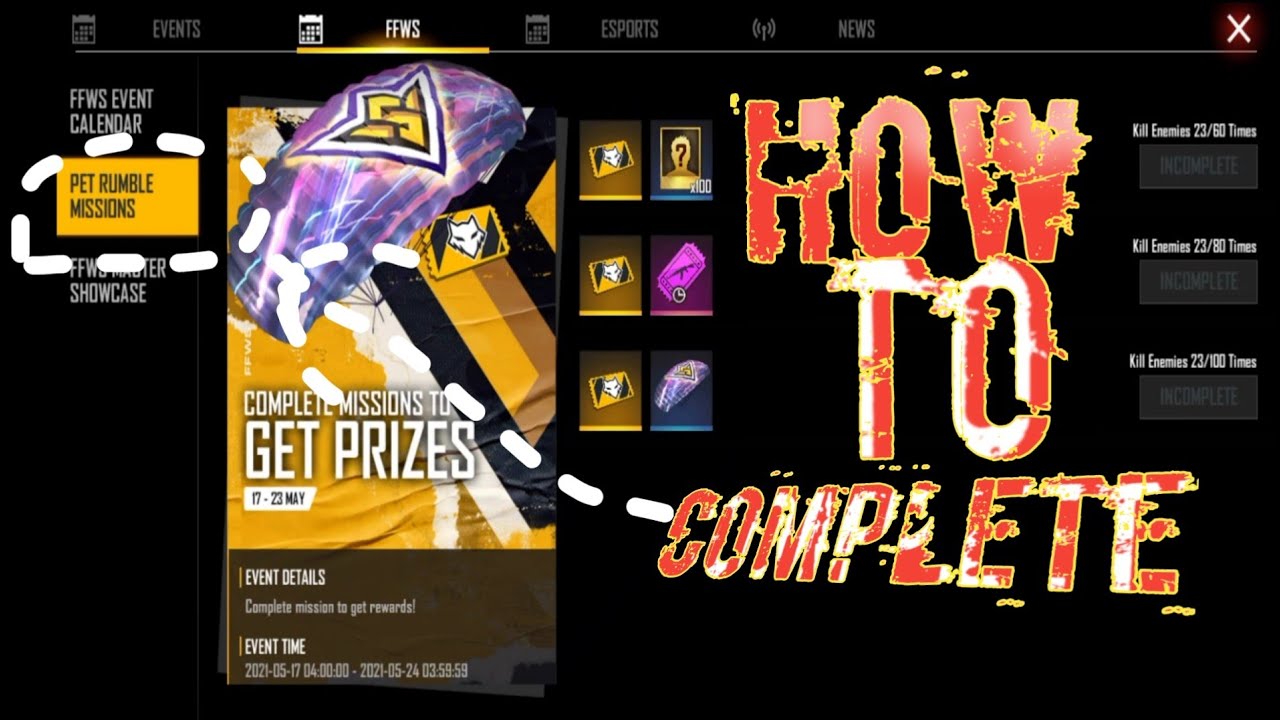 How To Complete Pet Rumble Mission.|| पेट रंबल मिशन को कैसे पूरा करें||