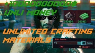 CYBERPUNK 2077 | HOW TO GET INFINITE MONEY AND CRAFTING MATERIALS (VERY EASY)