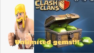 Clash of Clans: hacked, unlimited gems,  elixir and gold