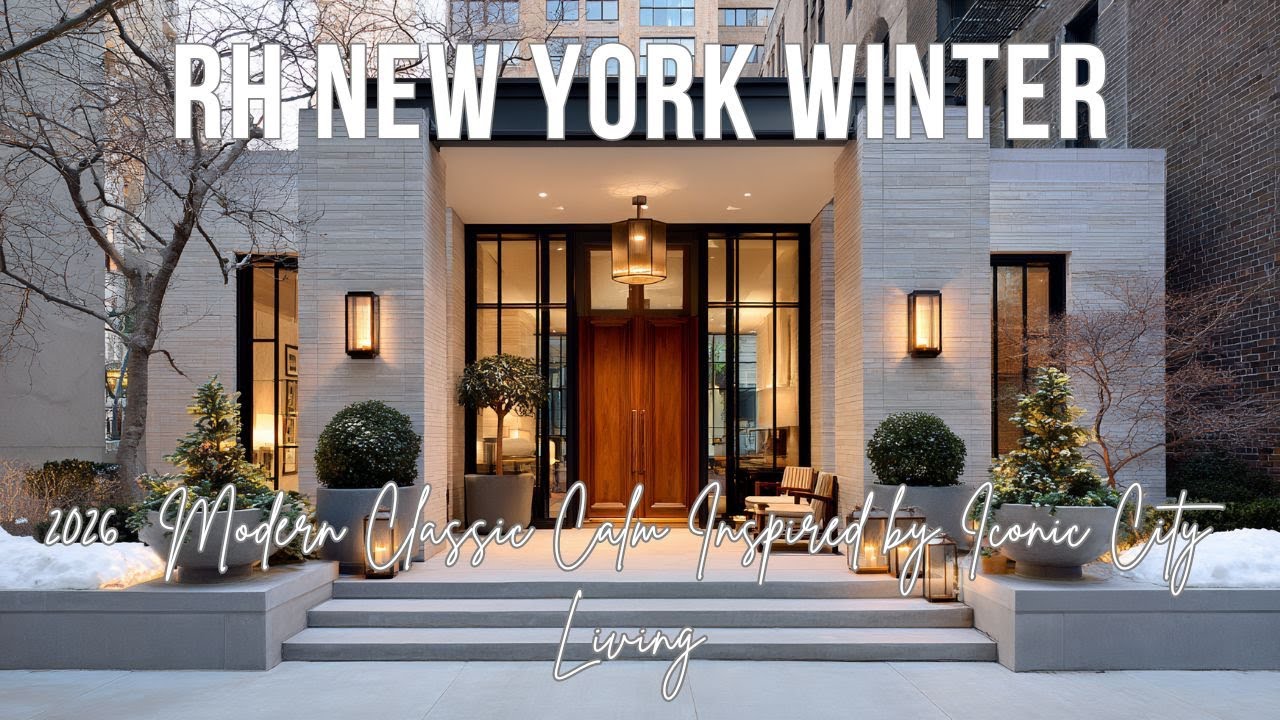 RH New York Winter 2026  Modern Classic Calm Inspired by Iconic City Living
