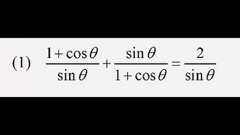 4 Trigonometry (Proving identities adding fractions with many terms) grade 11 and 12