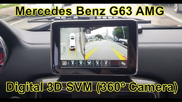Mercedes Benz G63 AMG NV8000 3D Digital Surround View Monitor (360Camera) OEM Integration Video
