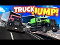 Diesel Truck Racing on the World's Most DANGEROUS Road in BeamNG Drive!
