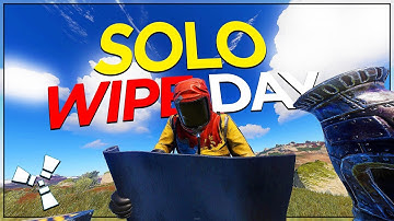 This was my WIPE DAY as a SOLO PLAYER (SOLO VANILLA RUST #1 S49)