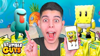 Thumbnail for COMPREI CAIXAS DO BOB ESPONJA PRA PEGAR AS NOVAS SKINS DA UPDATE DO STUMBLE GUYS!