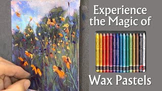Transforming Effects of Water Soluble Wax Pastels! Watch the Magic Happen