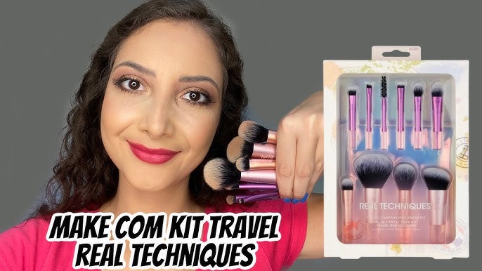 Real Techniques Limited Edition High Shine Mini Brush Kit, Travel