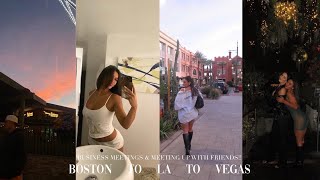 BOSTON TO LA TO VEGAS! *BUSINESS MEETINGS & BIG GIRL TINGS*