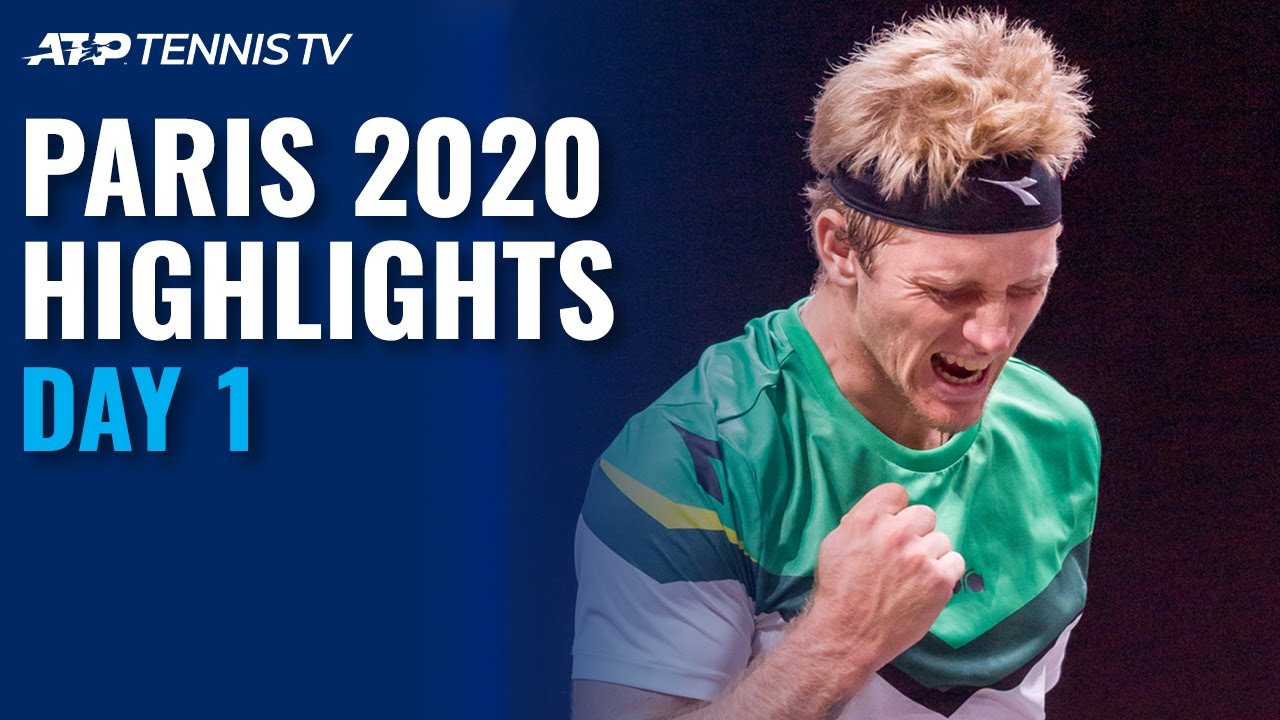 Davidovich Fokina Cracks Milestone; Cilic and Humbert Advance | Paris 2020 Day 1 Highlights