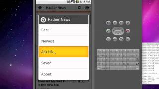 Hacker News Droid Application Demo screenshot 3
