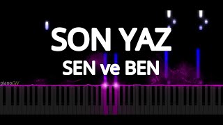 Son Yaz Müzikleri - Sen ve Ben (Piano Cover) Resimi