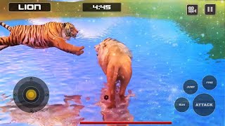 Is a Tiger Bigger than Lion Vs Tiger Wild Animal Simulator Game Gameplay #3 - (Android/iOS) screenshot 3