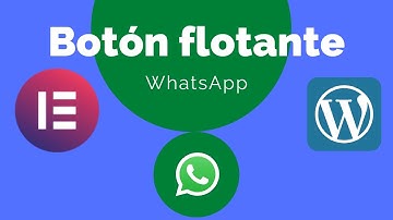 Botón flotante de WhatsApp para WordPress usando Elementor