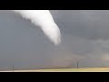 4k video: CRAZY elephant trunk tornado from birth through rope out in eastern Colorado!