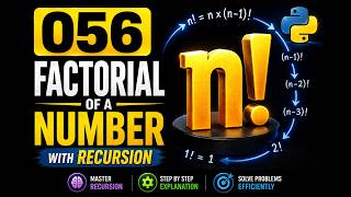 056 | Factorial of a number with Recursion