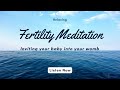 Womb Meditation | Calm Your Inner Peace &amp; Fertility Power #meditation