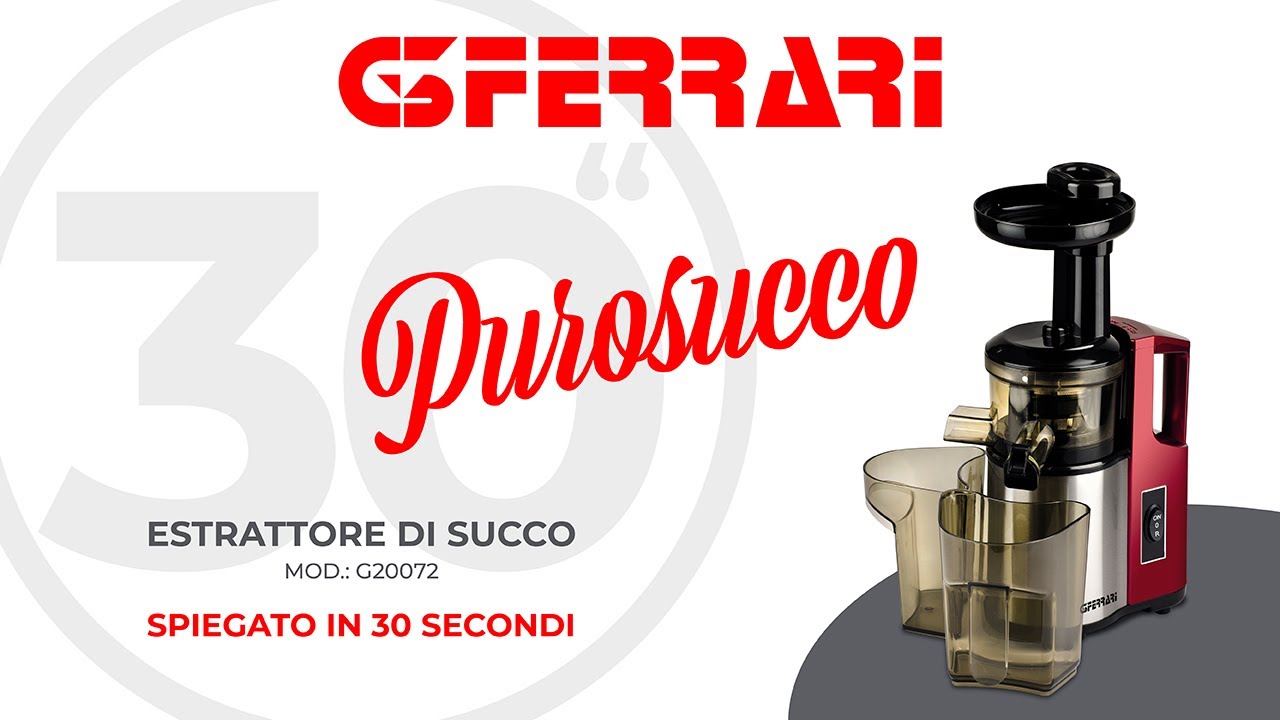 Estrattore Purosucco G20072 by G3 Ferrari [Main Features] - YouTube