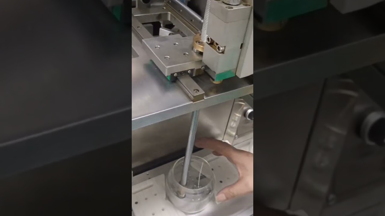 Yide Semi-Automatic Wick Inserting Machine boosts efficiency #yidemachinery #candlebusiness