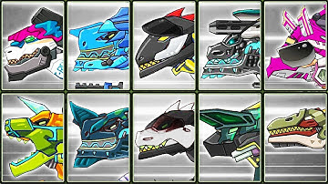 Dino Robot Corps Recolor #26: Tyrabo Double-Cops & Combined Dinosaurs | Eftsei Gaming